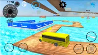 Bus driving simulator. Bus impossible stunts game Screen Shot 7