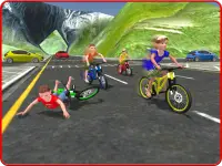 Kids Bicycle Rider Street Race Screen Shot 8
