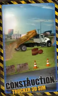 Construction Trucker 3D Sim Screen Shot 4
