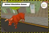 Angry Attack Bull Game 3D Screen Shot 0