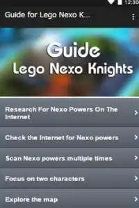 Guide for Lego Nexo Knights Screen Shot 0