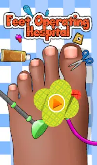 Feet Hospital Operating Games Screen Shot 4