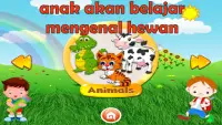 Anak TK Belajar : Baca huruf, hewan, buah, sayur. Screen Shot 6