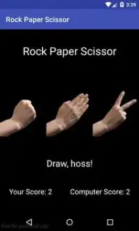 Rock Paper Scissor! Screen Shot 0