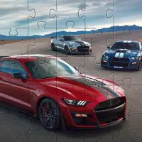 Пазлы Говололомки Ford Mustang Shelby Тачки  Игры Screen Shot 3
