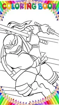 Ninja Turtles Legends Coloring page by fans Screen Shot 4
