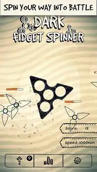 Dark Fidget Spinner Screen Shot 0
