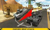 Chained Tanks Crash Racing 3D Robot Transformation Screen Shot 1