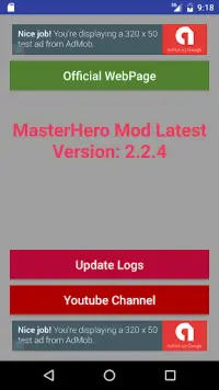 MasterHero Mod Screen Shot 0
