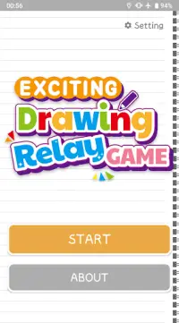 Drawing Relay Game Screen Shot 0