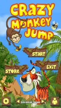 Crazy Monkey Jump Screen Shot 1