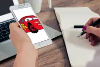 How To Draw McQueen Cars Screen Shot 4