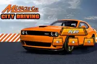 Old Muscle Car City Lái xe Screen Shot 1