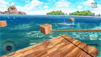 Raft Survival 3D Simulator: Forest Escape Screen Shot 3