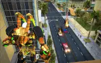 Flying Rocket Man Spider Robot Transform Wars 3D Screen Shot 6