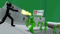 Stickman Zombie Shooting 3D Screen Shot 1