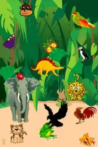 Animal Games for Kids Puzzle Screen Shot 1
