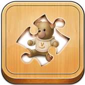 Funny Jigsaw: baby bear