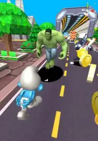 Free Smurf Runner Games Screen Shot 2