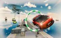 Falling Car Vs Driving Car: Muscle Car Drag Racing Screen Shot 5
