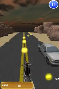 3D Motorcycle Highway Racing Screen Shot 1