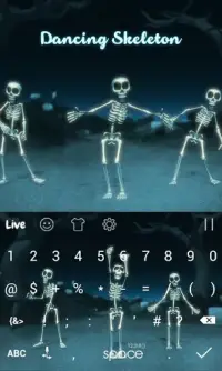 Skeleton Dance Live Theme Screen Shot 1