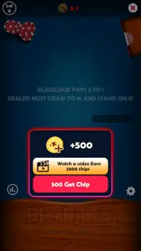 Blackjack 21 Pro - Offline Cas Screen Shot 4