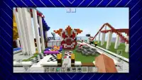 Divertido parque de atracciones Mapa de MCPE Screen Shot 0