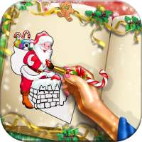 Santa Christmas Jeux de coloriage enfants