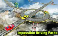 Impossible Car Parking Tracks Transform Robot Game Screen Shot 6