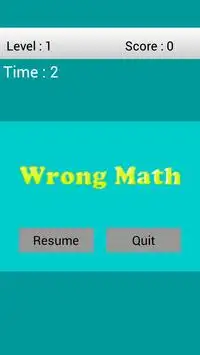 Wrong Math free Screen Shot 0