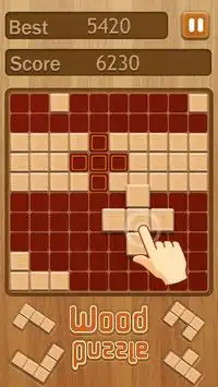 Lucky wooden block Puzzles - fun game to play Screen Shot 3