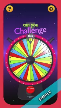 Spin Wheel: Challenge time Screen Shot 0