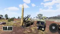सेना मिसाइल लांचर 3 डी ट्रक: सेना ट्रक खेलों Screen Shot 0