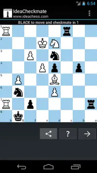 1 move checkmate chess puzzles Screen Shot 3
