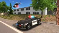 Езда авто полиции бездорожья Screen Shot 1