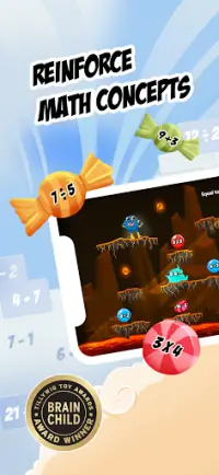 Monster Math 2：楽しい無料の算数ゲーム。学年 幼稚園～5年生向け Screen Shot 3