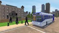 Police Bus Game: US Cops Coach Screen Shot 2