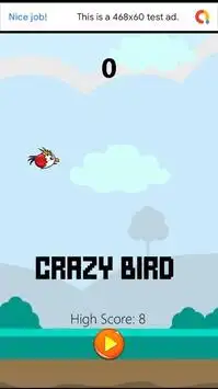 Crazy Bird Screen Shot 0