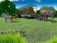 जंगली पशु ट्रक सिम्युलेटर: पशु परिवहन खेल Screen Shot 17