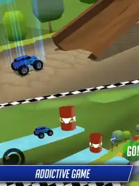 Monster Car Stunts Racing Screen Shot 0