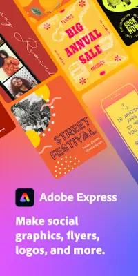 Adobe Express: Graphic Design Screen Shot 0