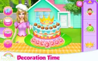Lovely Rainbow Cake Cooking Screen Shot 6