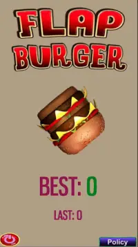 Flap The Burger Screen Shot 1