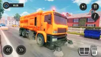 Garbage Clean Truck Driver Sim Screen Shot 2