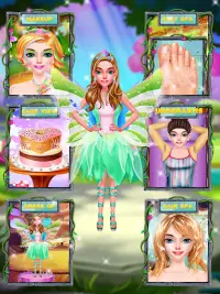 Фея принцесса макияж одеваются игры для девочек Screen Shot 4