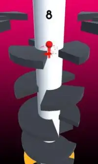 Jumping Ball Helix Tower Rush Screen Shot 2