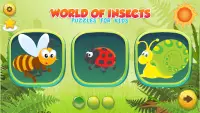 Puzzles for kids World of Insects Screen Shot 0