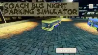Coach Bus Night Parking Simulator Screen Shot 0