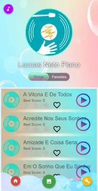 Luccas Neto Jogo Piano Tiles Screen Shot 1